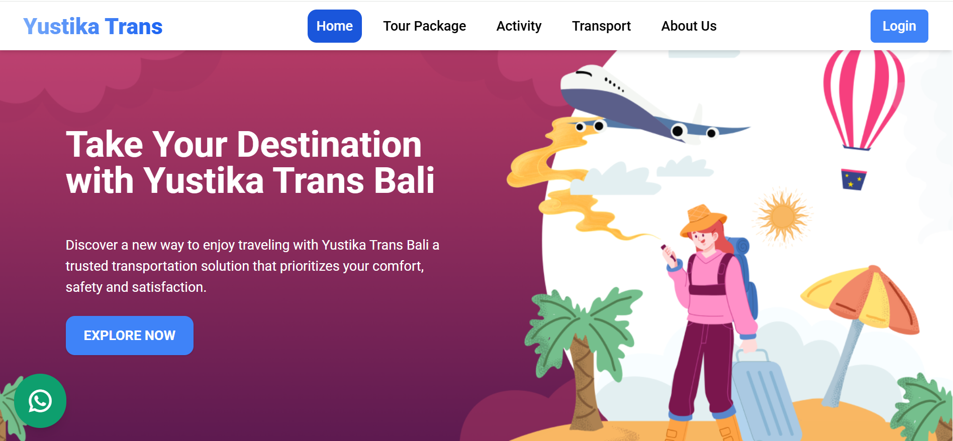 Sistem Informasi & Reservasi Yustika Trans